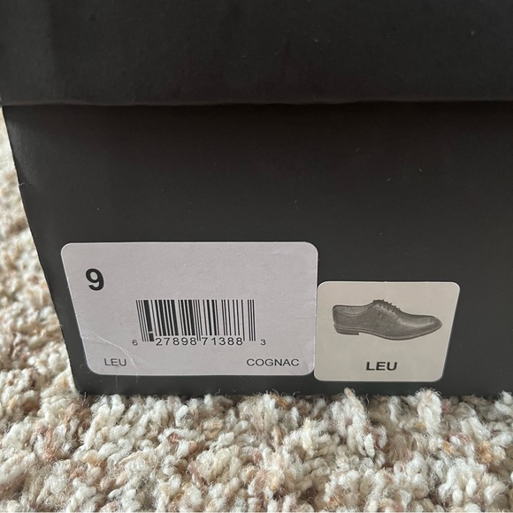 Aston Grey Men’s Leu Cognac Oxford Dress Shoes - Picture 11 of 11